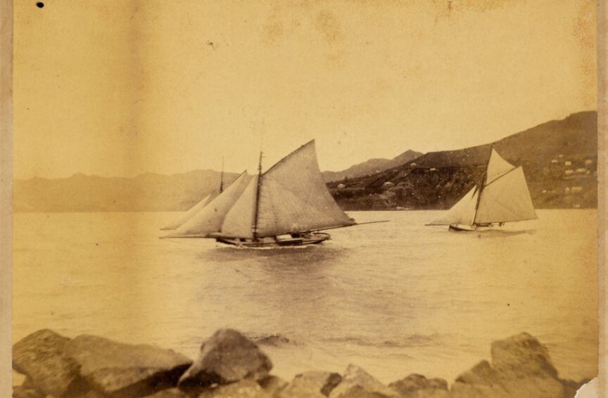 Yatchs racing 1890