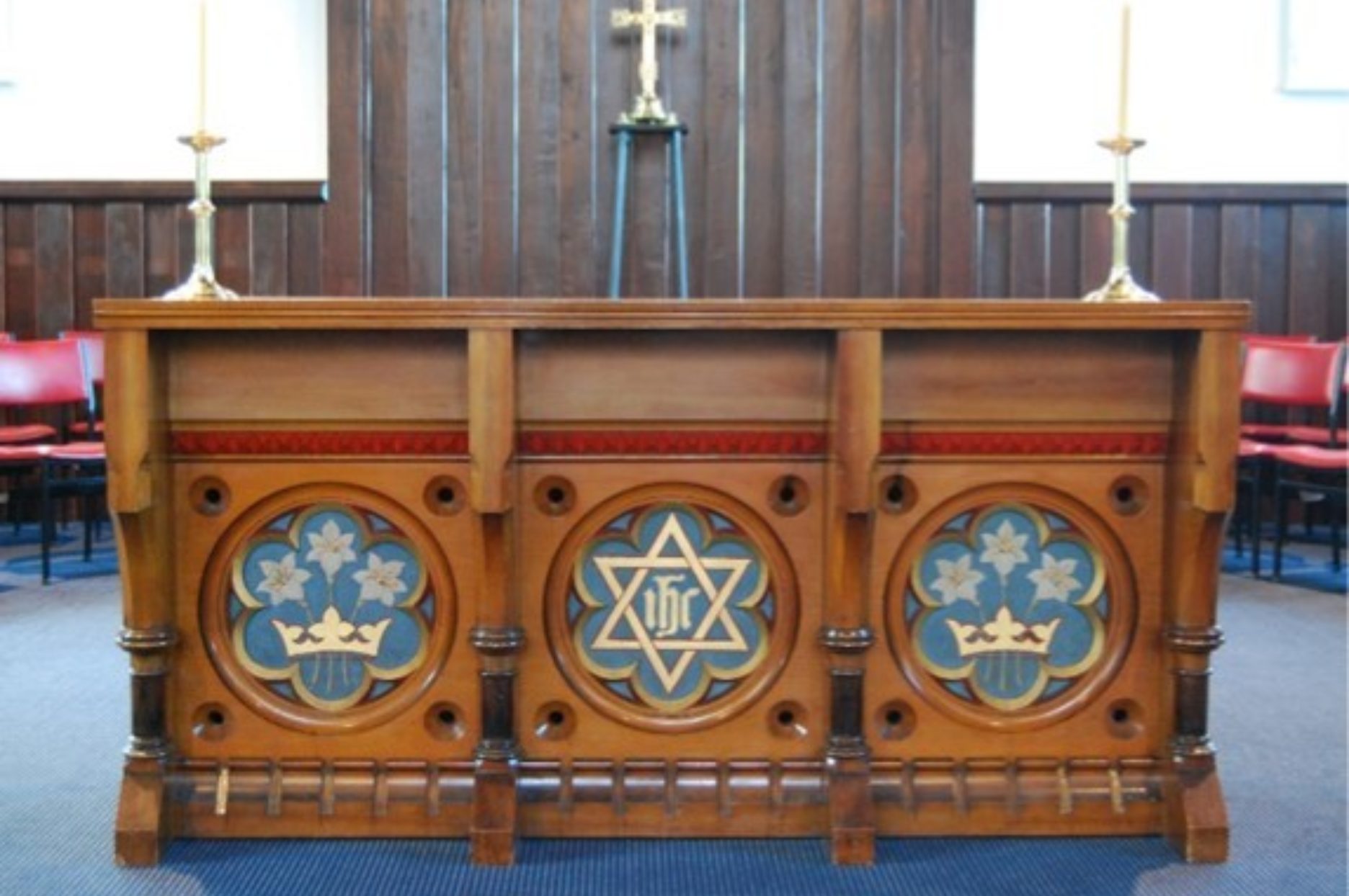 The altar formerly in Holy Trinity, now installed in St Saviour’s at Holy Trinity.