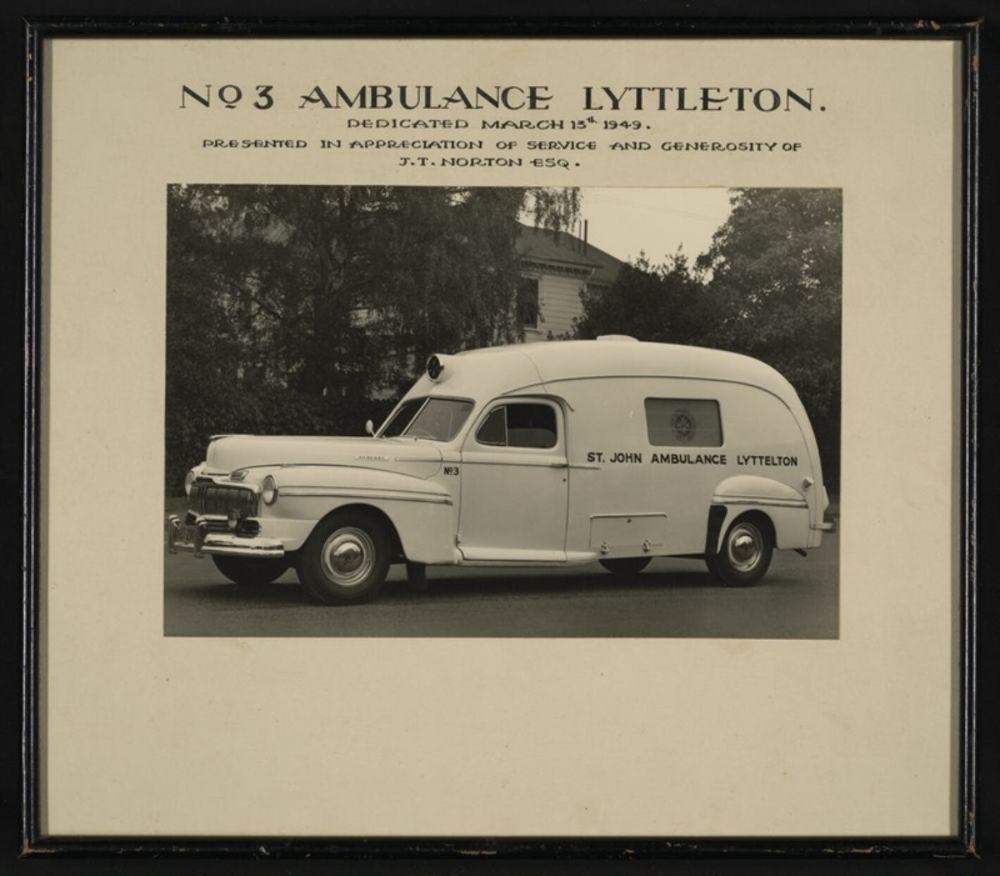 Number 3 ambulance lyttelton